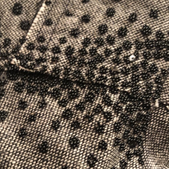 WHBM Black Embellished Jacket Size 0 NWOT - Picture 9 of 9